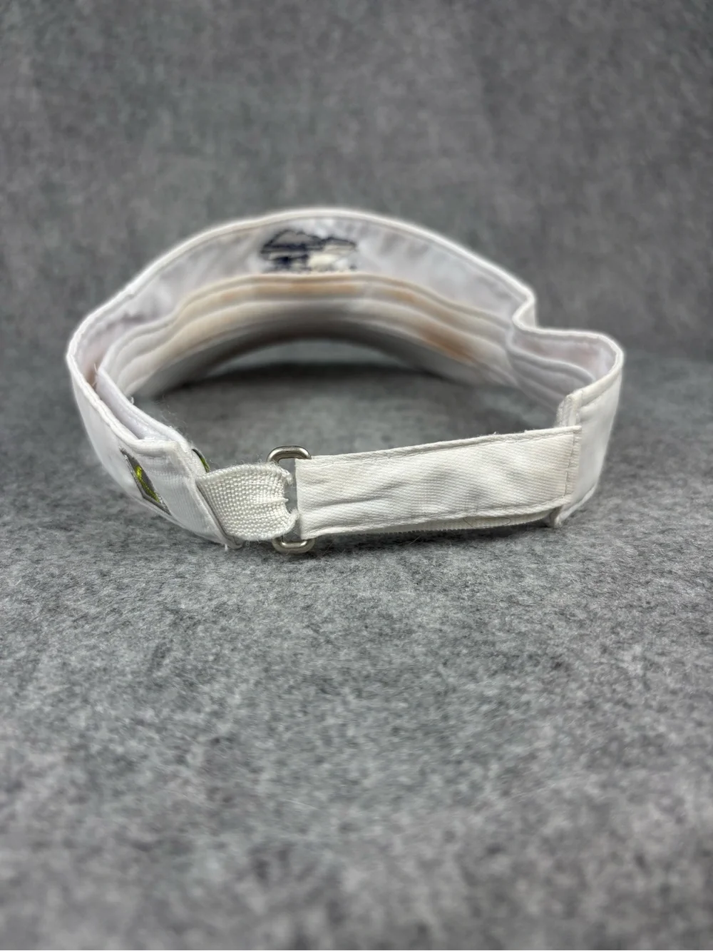 Lake Tahoe Golf Course White Golf Visor Adjustable